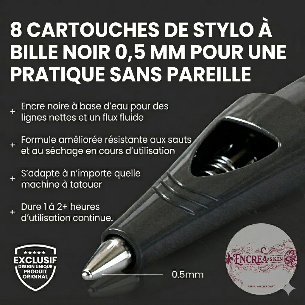 encreaskin stylo cartouge
