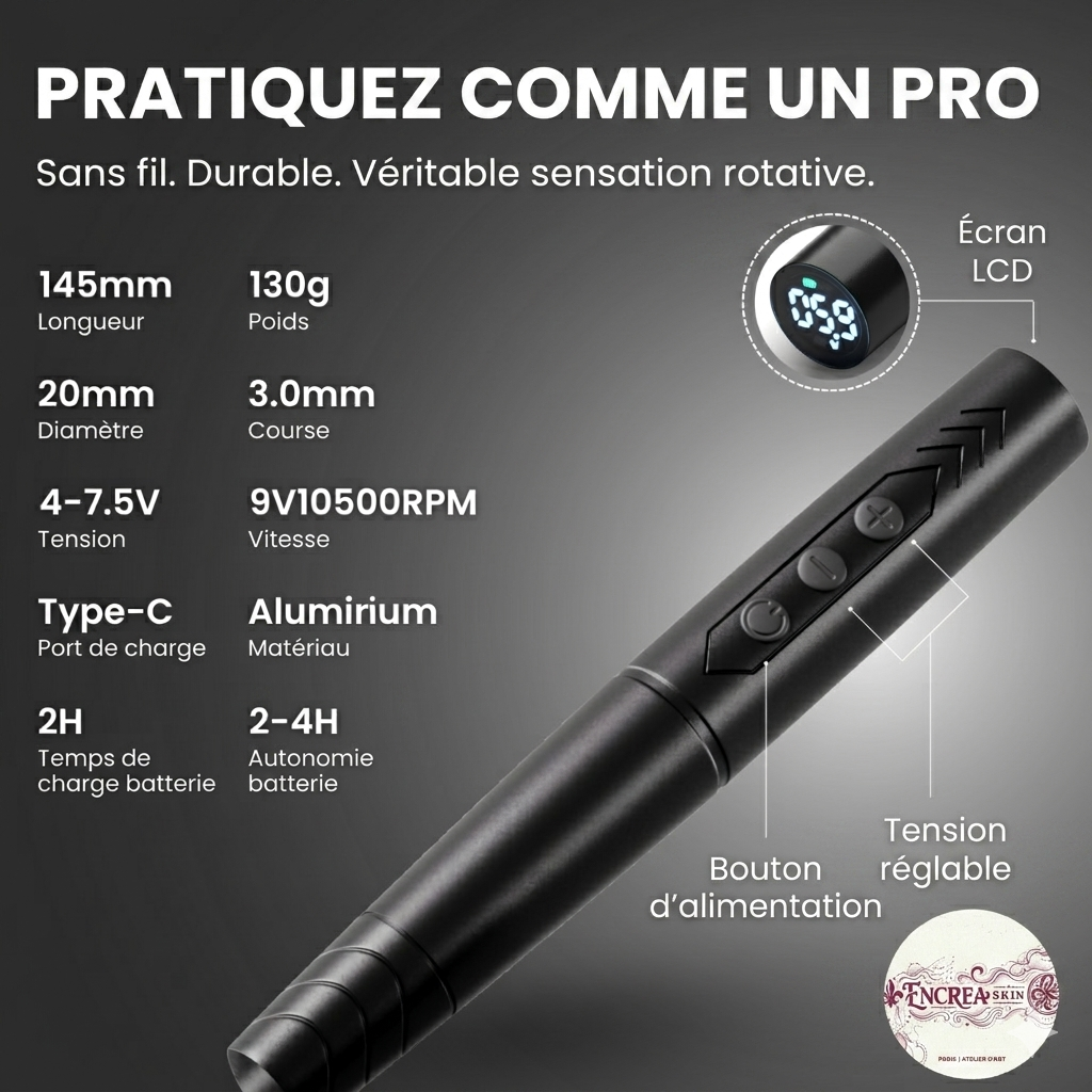 encreaskin stylo cartouge
